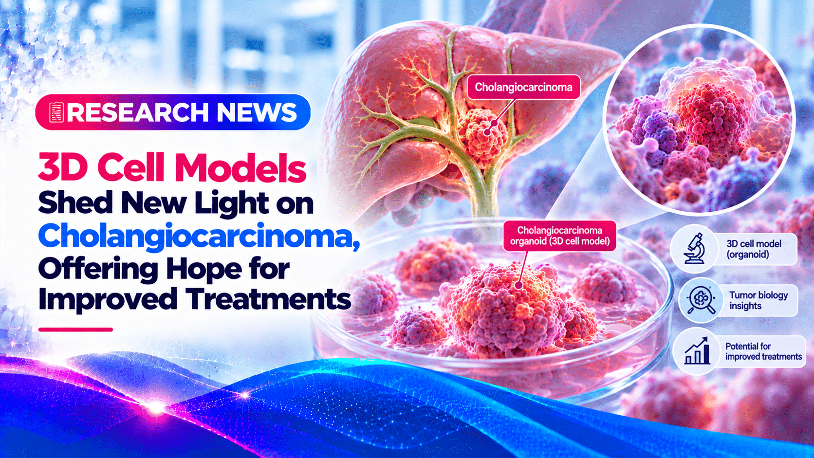3D Cell Models Shed New Light on Cholangiocarcinoma, Offering Hope for Improved Treatments