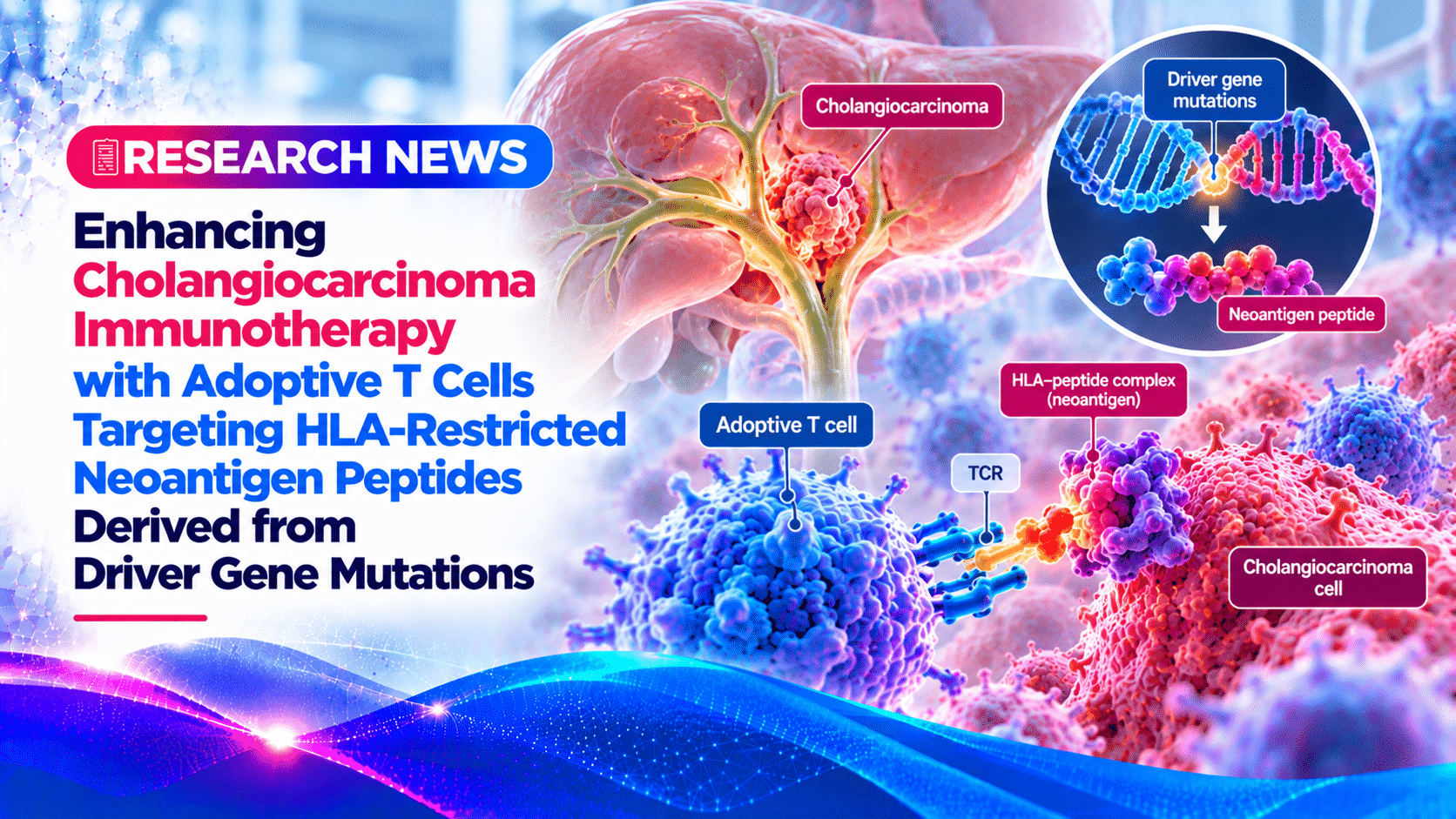 Enhancing Cholangiocarcinoma Immunotherapy with Adoptive T Cells Targeting HLA-Restricted Neoantigen Peptides Derived from Driver Gene Mutations