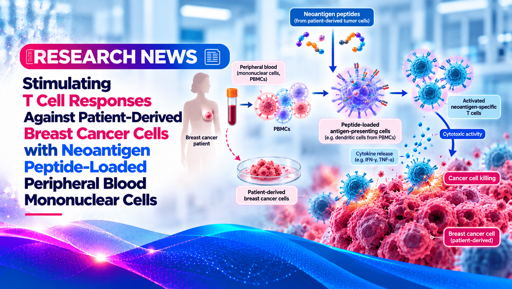 Stimulating T Cell Responses Against Patient-Derived Breast Cancer Cells with Neoantigen Peptide-Loaded Peripheral Blood Mononuclear Cells