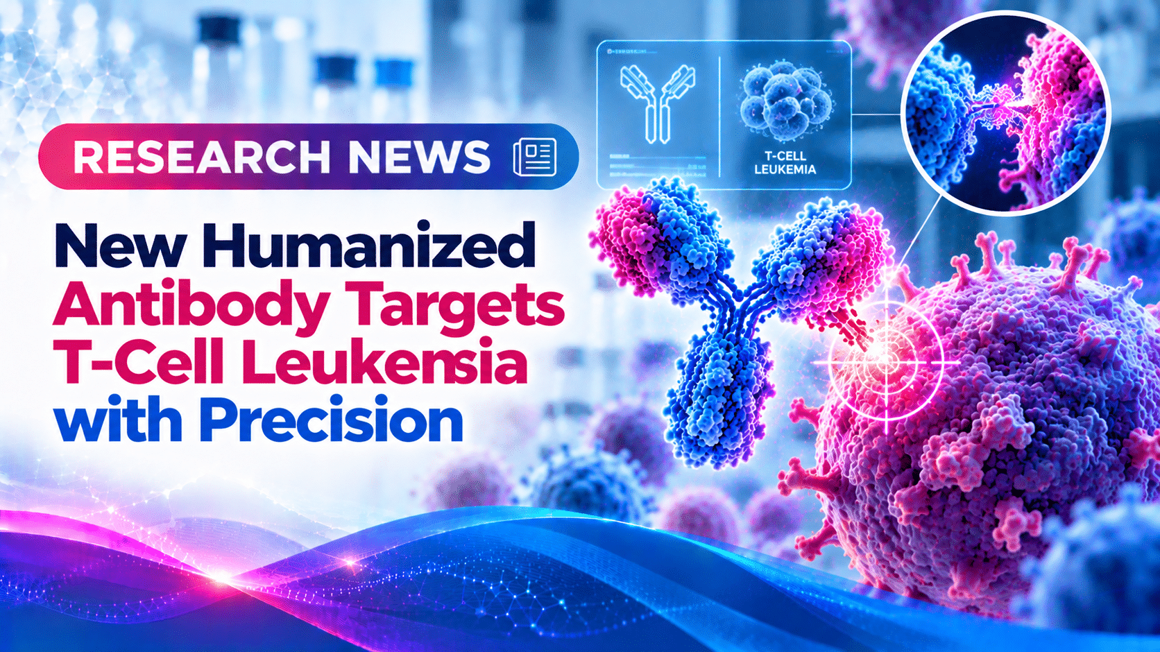 New Humanized Antibody Targets T-Cell Leukemia with Precision