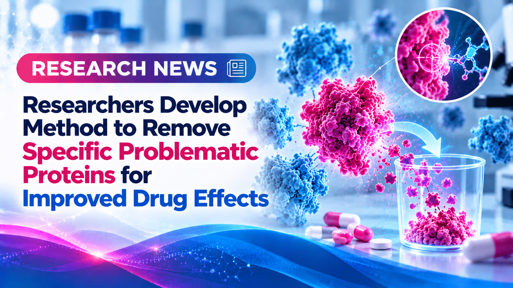 Researchers Develop Method to Remove Specific Problematic Proteins for Improved Drug Effects