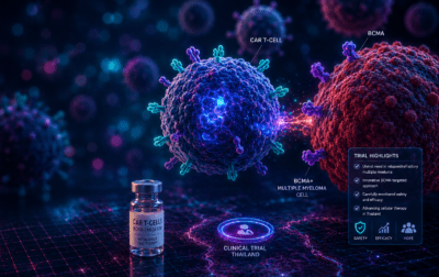 A Phase 1b clinical trial to evaluate the safety and efficacy of BCMA-targeted CAR T-cell therapy in Thai patients with relapsed or refractory multiple myeloma.